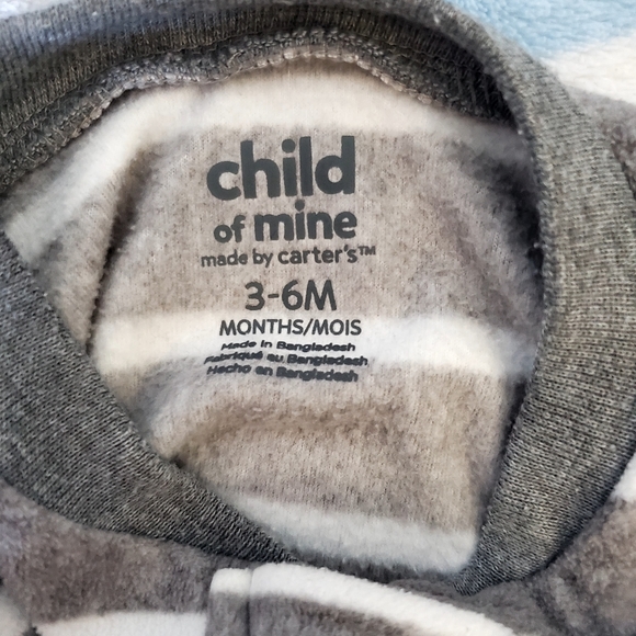 Child of Mine tiger fleece sleeper - Picture 2 of 3